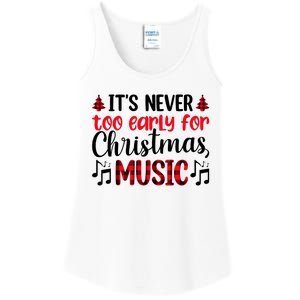 Christmas Music Enthusiast Graphic Ladies Essential Tank