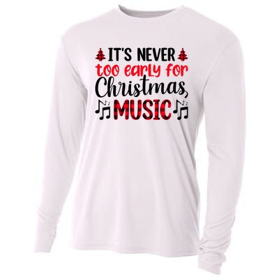 Christmas Music Enthusiast Graphic Cooling Performance Long Sleeve Crew