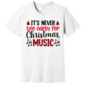 Christmas Music Enthusiast Graphic Premium T-Shirt