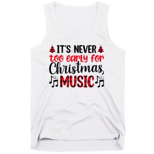 Christmas Music Enthusiast Graphic Tank Top