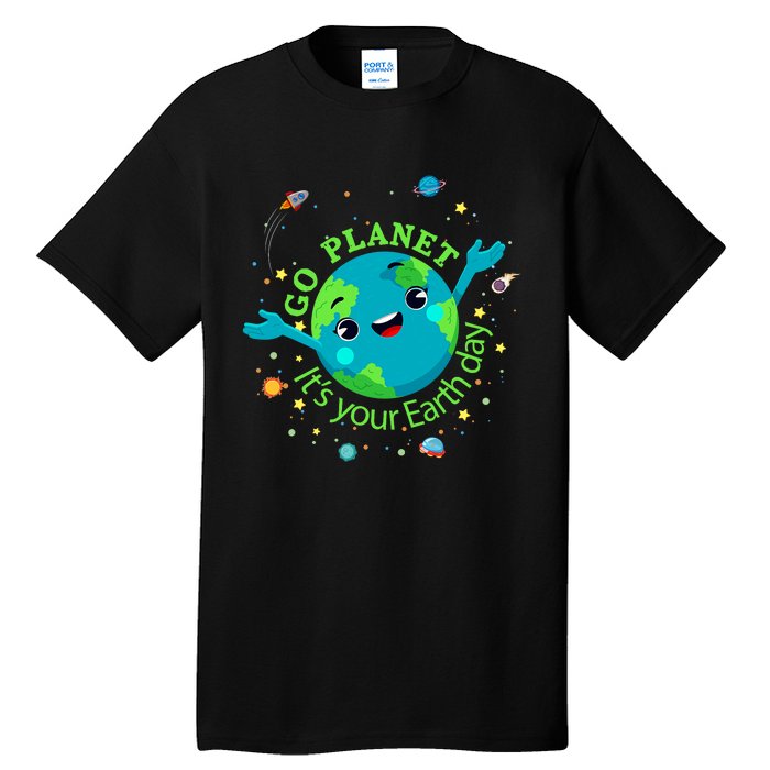 Cute Mother Earth Day Save Our Planet Tall T-Shirt