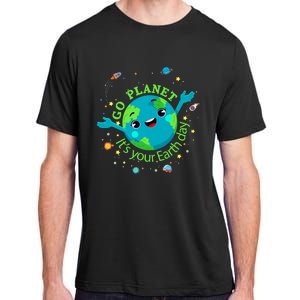 Cute Mother Earth Day Save Our Planet Adult ChromaSoft Performance T-Shirt