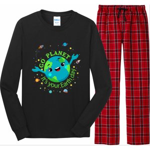 Cute Mother Earth Day Save Our Planet Long Sleeve Pajama Set