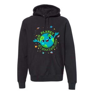 Cute Mother Earth Day Save Our Planet Premium Hoodie