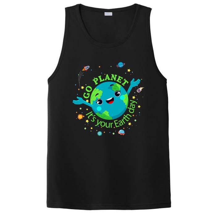 Cute Mother Earth Day Save Our Planet PosiCharge Competitor Tank