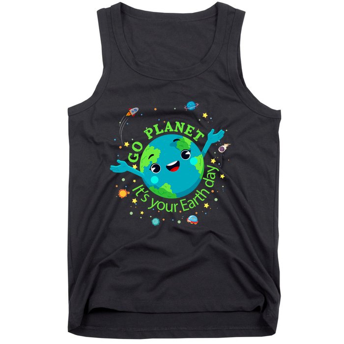 Cute Mother Earth Day Save Our Planet Tank Top