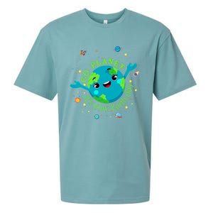 Cute Mother Earth Day Save Our Planet Sueded Cloud Jersey T-Shirt