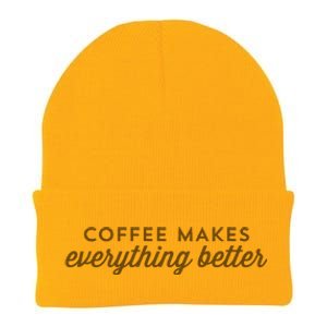 Coffee Makes Everything Better Knit Cap Winter Beanie