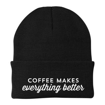Coffee Makes Everything Better Knit Cap Winter Beanie