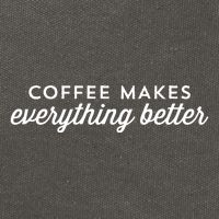 Coffee Makes Everything Better Cotton Canvas Backpack