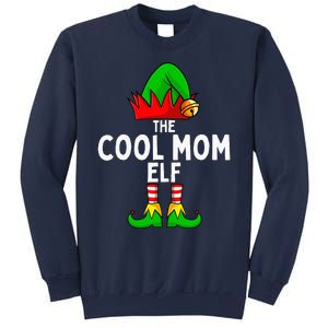 Cool Mom Elf Matching Family Christmas Women Sweatshirt