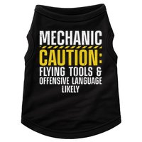 Cool Mechanic For Men Drag Race Automobile Garage Enthusiast Doggie Tank