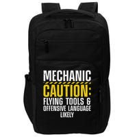 Cool Mechanic For Men Drag Race Automobile Garage Enthusiast Impact Tech Backpack