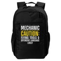 Cool Mechanic For Men Drag Race Automobile Garage Enthusiast Daily Commute Backpack