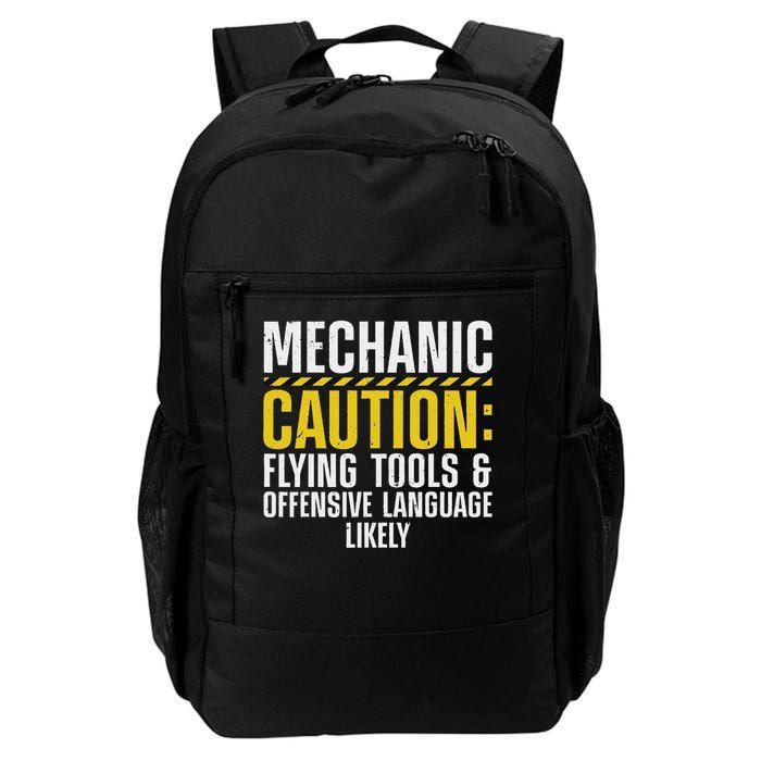 Cool Mechanic For Men Drag Race Automobile Garage Enthusiast Daily Commute Backpack