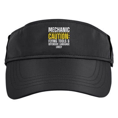 Cool Mechanic For Men Drag Race Automobile Garage Enthusiast Adult Drive Performance Visor