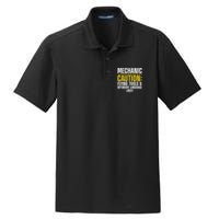 Cool Mechanic For Men Drag Race Automobile Garage Enthusiast Dry Zone Grid Polo