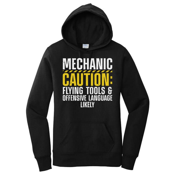 Cool Mechanic For Men Drag Race Automobile Garage Enthusiast Women's Pullover Hoodie