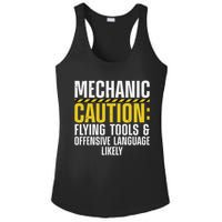 Cool Mechanic For Men Drag Race Automobile Garage Enthusiast Ladies PosiCharge Competitor Racerback Tank