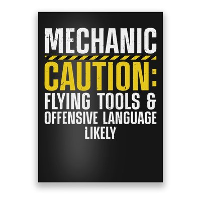 Cool Mechanic For Men Drag Race Automobile Garage Enthusiast Poster