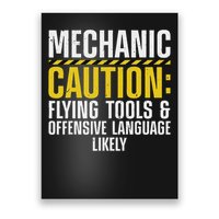 Cool Mechanic For Men Drag Race Automobile Garage Enthusiast Poster
