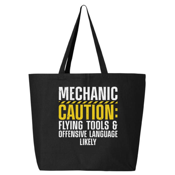 Cool Mechanic For Men Drag Race Automobile Garage Enthusiast 25L Jumbo Tote