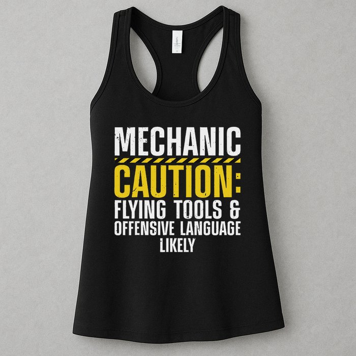 Cool Mechanic For Men Drag Race Automobile Garage Enthusiast Womens Tank Top