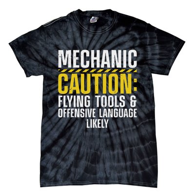 Cool Mechanic For Men Drag Race Automobile Garage Enthusiast Tie-Dye T-Shirt