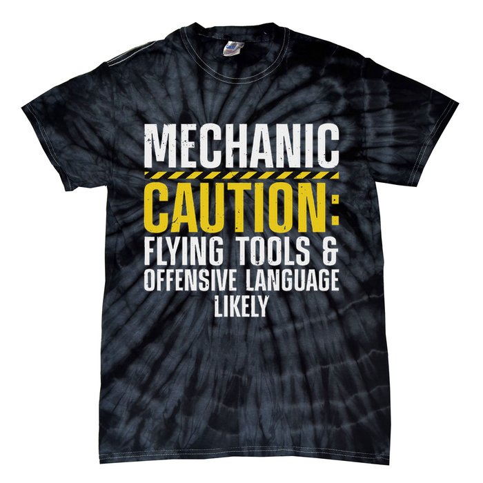 Cool Mechanic For Men Drag Race Automobile Garage Enthusiast Tie-Dye T-Shirt