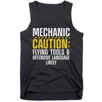 Cool Mechanic For Men Drag Race Automobile Garage Enthusiast Tank Top