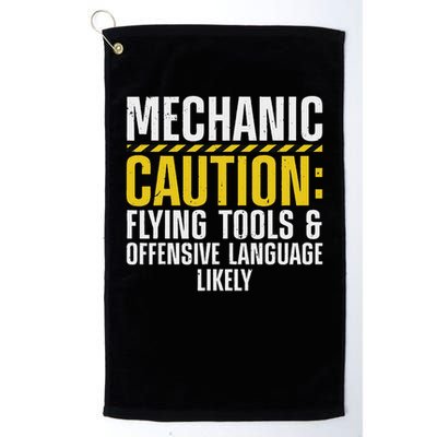 Cool Mechanic For Men Drag Race Automobile Garage Enthusiast Golf Towel