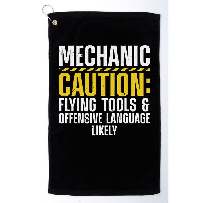 Cool Mechanic For Men Drag Race Automobile Garage Enthusiast Golf Towel