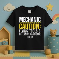 Cool Mechanic For Men Drag Race Automobile Garage Enthusiast Toddler T-Shirt