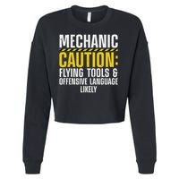 Cool Mechanic For Men Drag Race Automobile Garage Enthusiast Cropped Pullover Crew