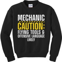 Cool Mechanic For Men Drag Race Automobile Garage Enthusiast Kids Sweatshirt