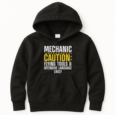 Cool Mechanic For Men Drag Race Automobile Garage Enthusiast Kids Hoodie