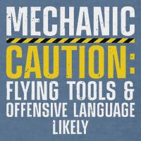 Cool Mechanic For Men Drag Race Automobile Garage Enthusiast Garment-Dyed Sweatshirt