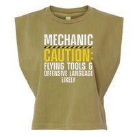 Cool Mechanic For Men Drag Race Automobile Garage Enthusiast Garment-Dyed Women's Muscle Tee