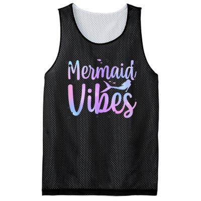 Cute Mermaid For Women Girls Mythical Creature Mermaid Lover Mesh Reversible Basketball Jersey Tank