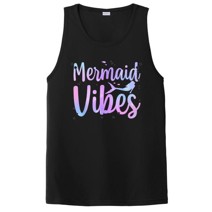 Cute Mermaid For Women Girls Mythical Creature Mermaid Lover PosiCharge Competitor Tank