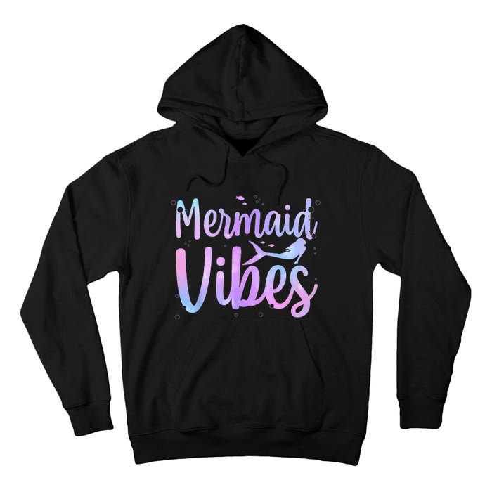 Cute Mermaid For Women Girls Mythical Creature Mermaid Lover Tall Hoodie