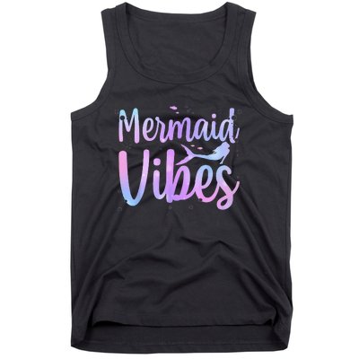 Cute Mermaid For Women Girls Mythical Creature Mermaid Lover Tank Top