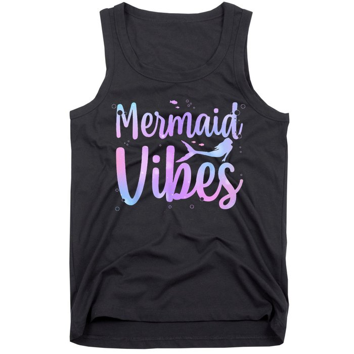 Cute Mermaid For Women Girls Mythical Creature Mermaid Lover Tank Top