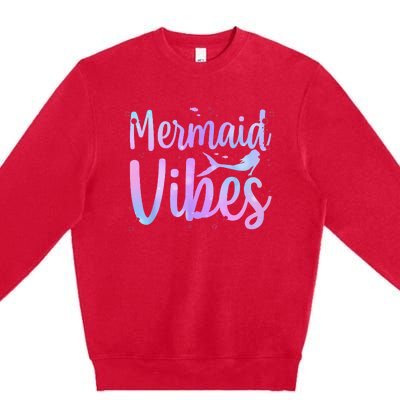 Cute Mermaid For Women Girls Mythical Creature Mermaid Lover Premium Crewneck Sweatshirt