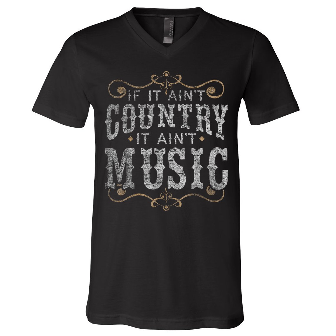 Country Music Fan Country Musician Country Music Lover V-Neck T-Shirt