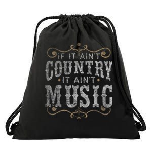 Country Music Fan Country Musician Country Music Lover Drawstring Bag