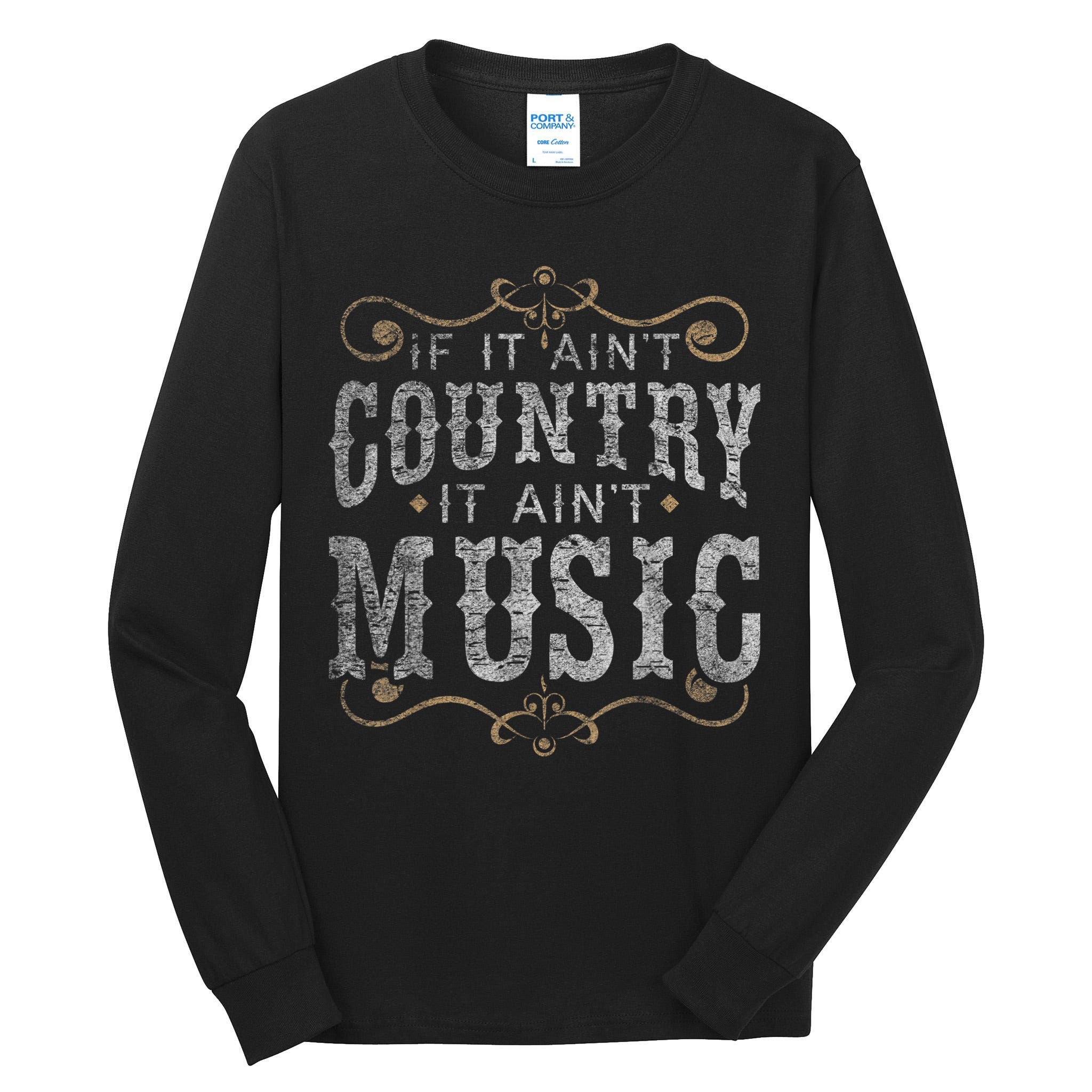 Country Music Fan Country Musician Country Music Lover Tall Long Sleeve T-Shirt