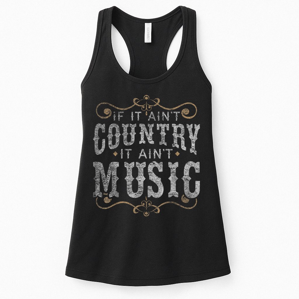 Country Music Fan Country Musician Country Music Lover Womens Tank Top