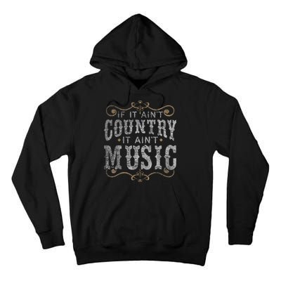 Country Music Fan Country Musician Country Music Lover Tall Hoodie