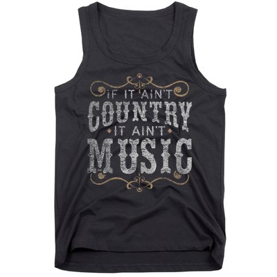 Country Music Fan Country Musician Country Music Lover Tank Top